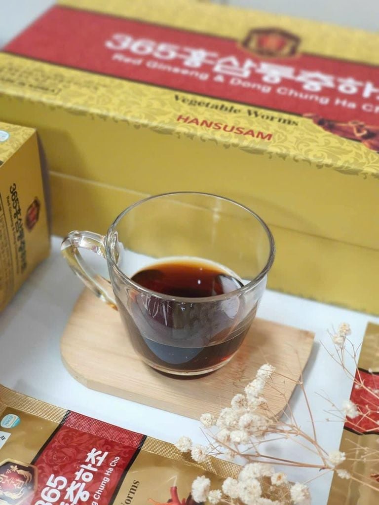 Nước Hồng Sâm Đông Trùng 365 - 70ml x 20 gói