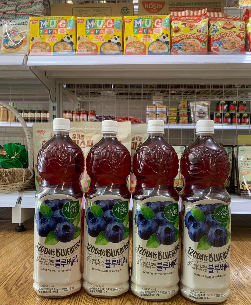 Nước Ép Trái Cây Woongjin Vị Việt Quất – Chai 1.5L