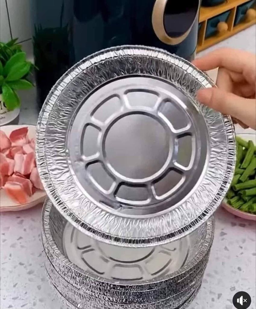 Khay Bạc Lót Nồi Chiên không Dầu 10 cái