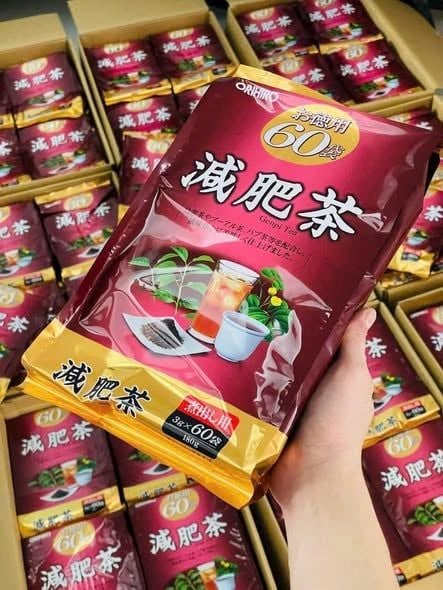 Trà Hỗ Trợ Giảm Mỡ Bụng Genpi Orihiro Nhật Bản - 60 Gói