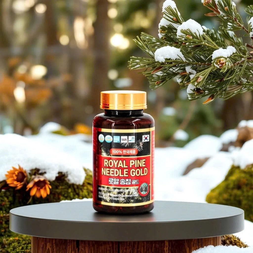 Tinh Dầu Thông Đỏ Royal Pine Needle Gold – 100 Viên