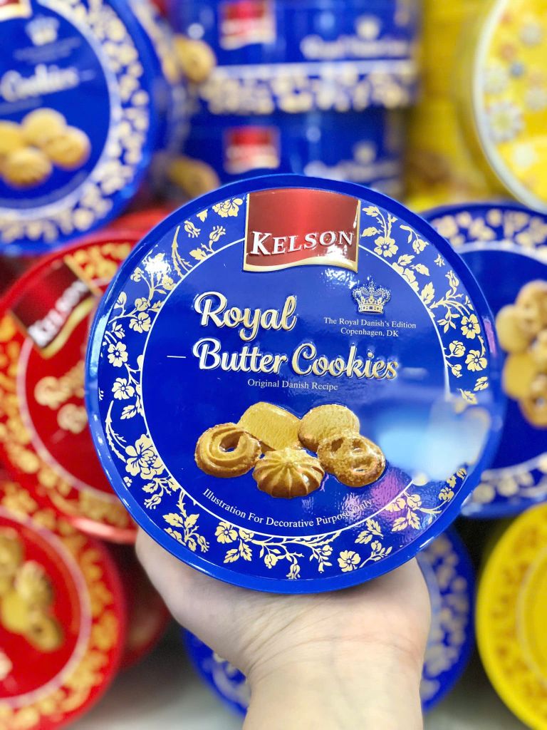 Bánh Quy Bơ Hộp Thiếc Kelson Royal – 90g