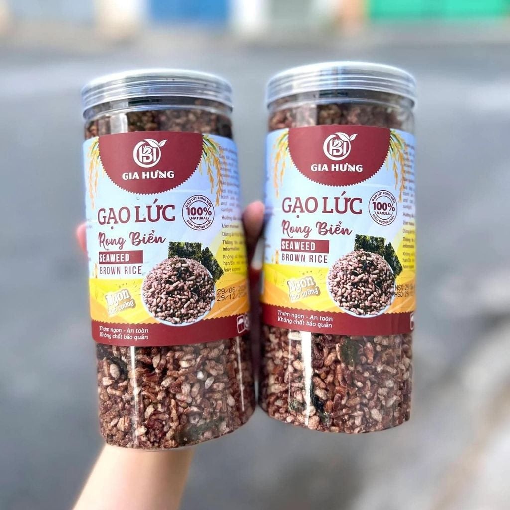 Gạo Lứt Rong Biển Gia Hưng - Hộp 320g