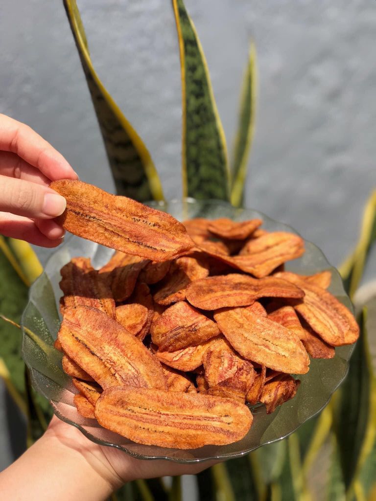 Chuối Sấy Mộc Gia Lai Không Đường - 500g