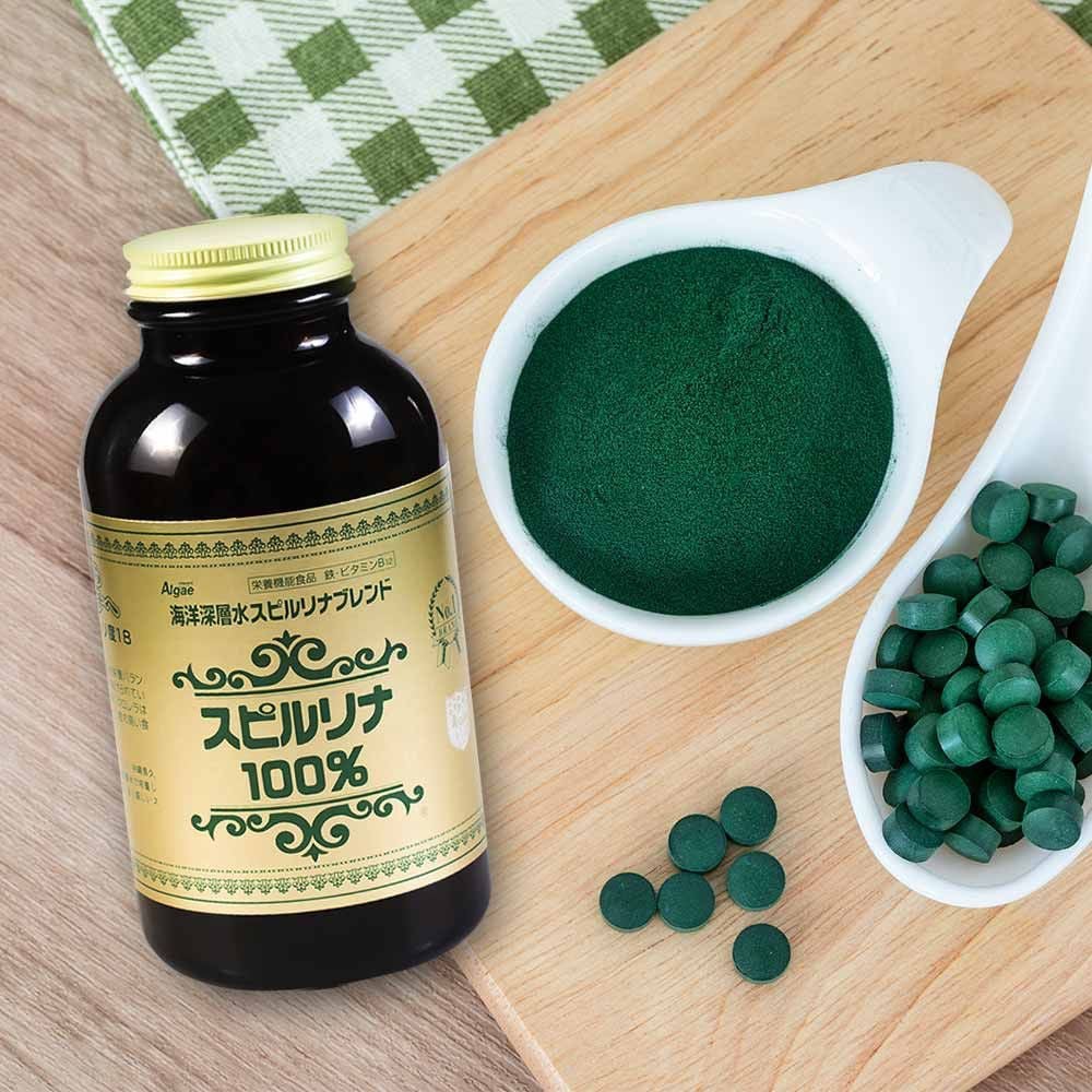 Tảo Biển Xoắn Spirulina Nhật Bản – Hộp 2200 Viên