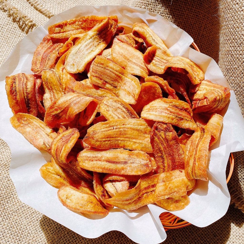 Chuối Sấy Mộc Gia Lai Không Đường - 500g