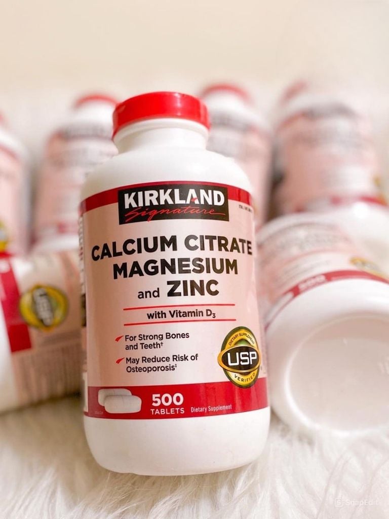 Viên Uống Calcium Citrate Magnesium and Zinc – Hộp 500 Viên