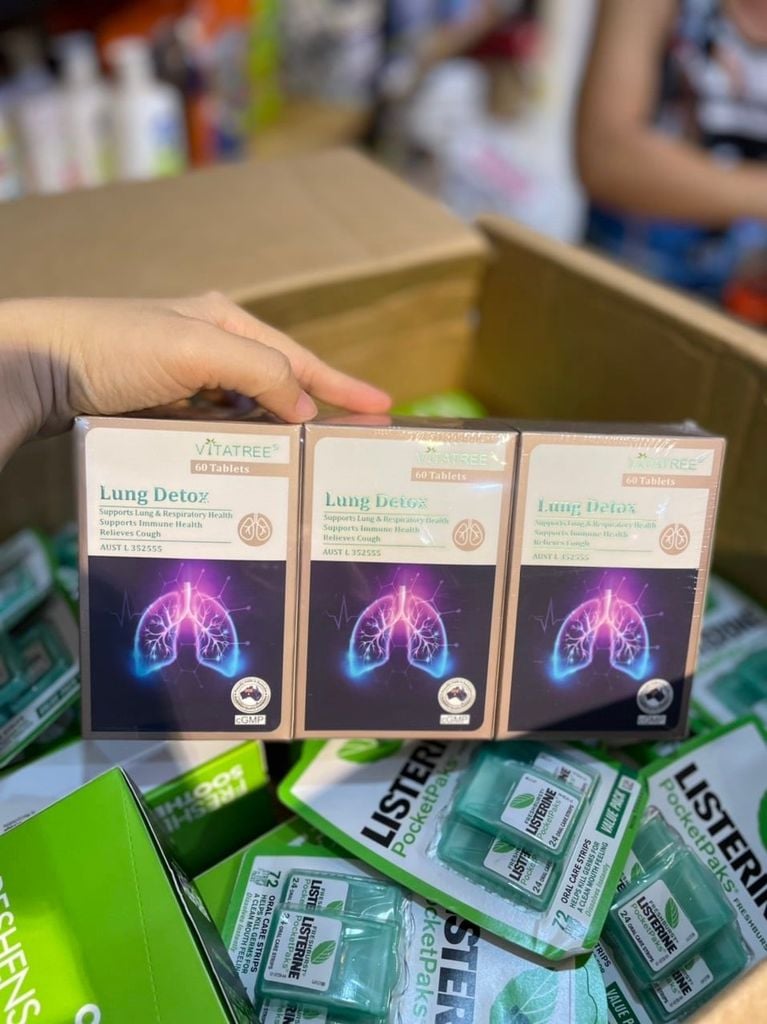 Thải Độc Phổi Úc Vitatree Lung Detox – 60 Viên