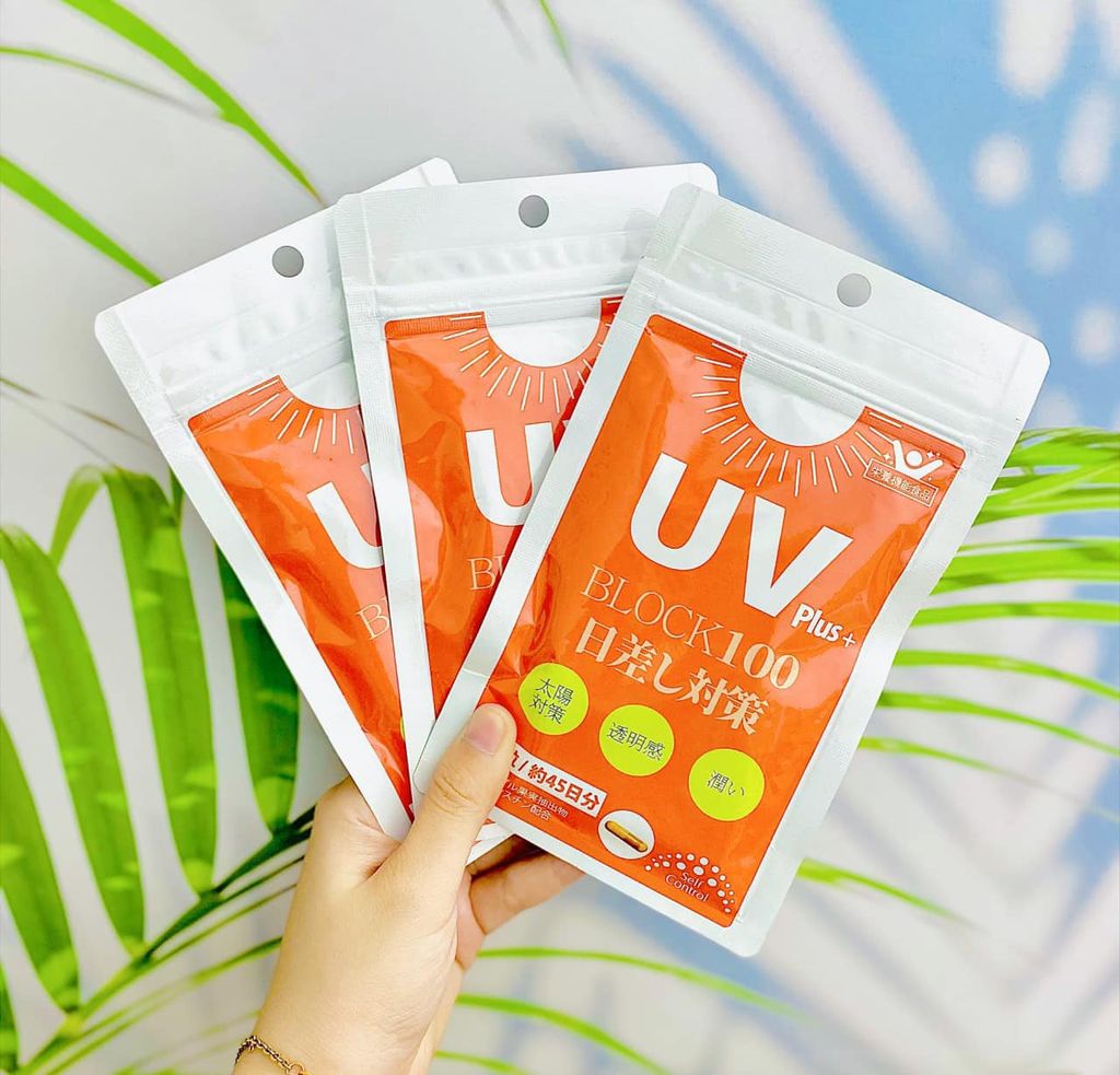 Viên Uống Chống Nắng UV Plus Block Nhật Bản – 100 Viên