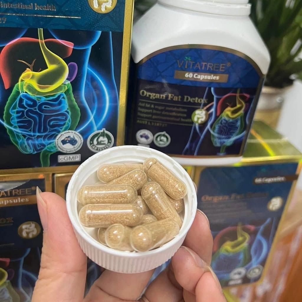 Thải Độc Mỡ Nội Tạng Vitatree Úc - 60 Viên