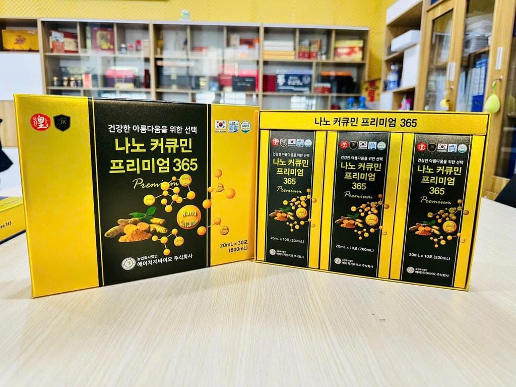 Tinh Chất Nghệ Nano Cao Cấp - 20ml x 30 gói