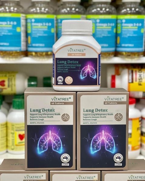Thải Độc Phổi Úc Vitatree Lung Detox – 60 Viên