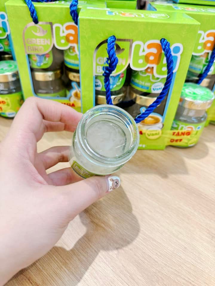 Nước Yến Babi Hương Vani Green Bird – Lốc 4 hũ x 72g
