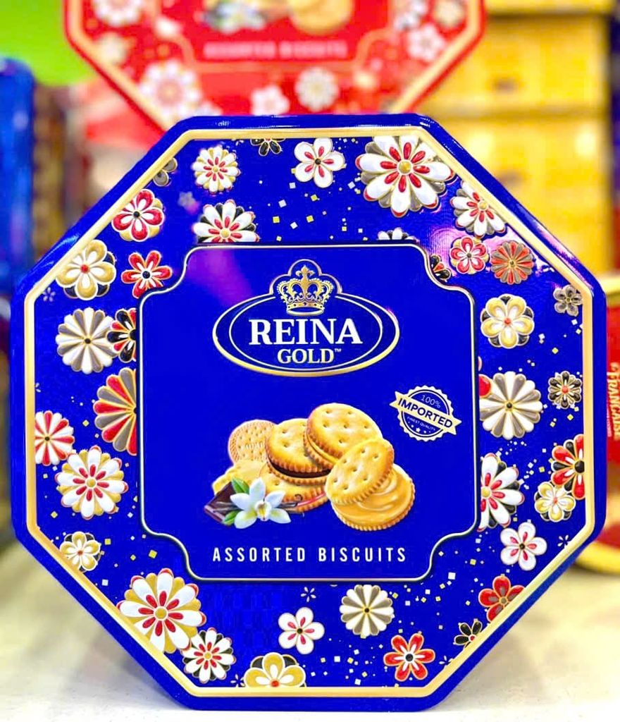 Bánh Quy Bơ Hộp Thiếc Reina Gold - 252g