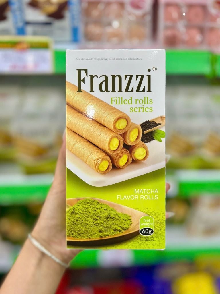 Bánh Franzzi Cuộn Nhân Kem - Hộp 60g