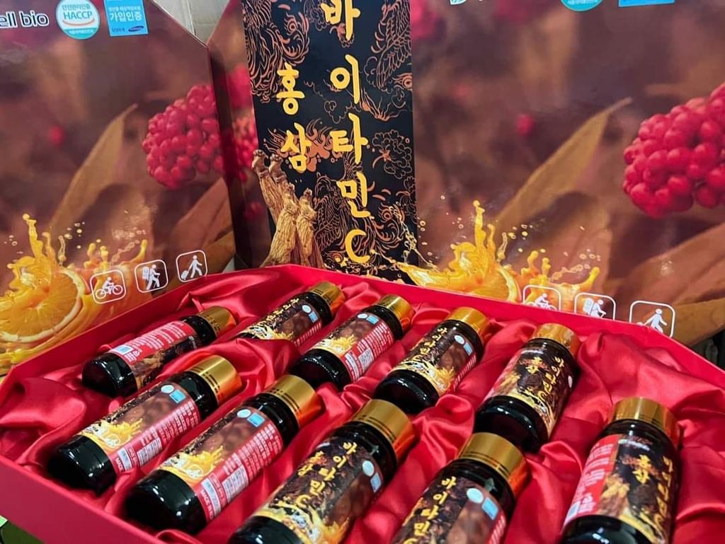 Nước Sâm Well Bio Vitamin Hàn Quốc - 10 chai x 100ml