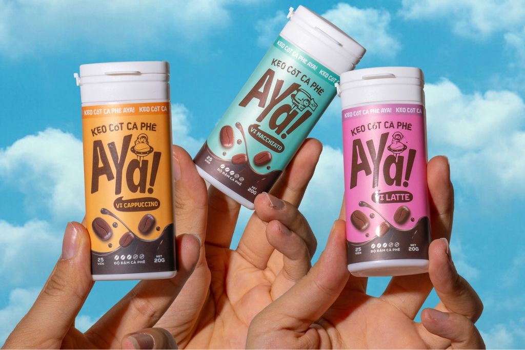 Kẹo Cốt Cà Phê – 20g (Vị Cappuccino, Vị Latte)