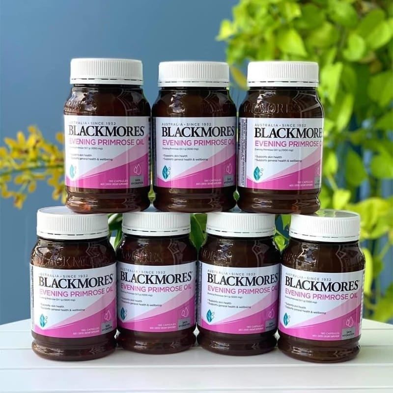Viên Uống Tinh Dầu Hoa Anh Thảo Blackmores Evening Primrose – 190 Viên
