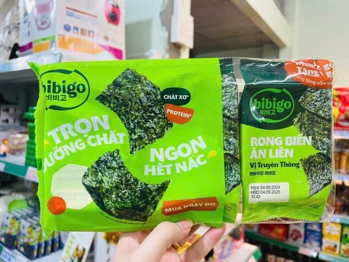 Rong Biển Ăn Liền Bibigo 4 Vị - 12g