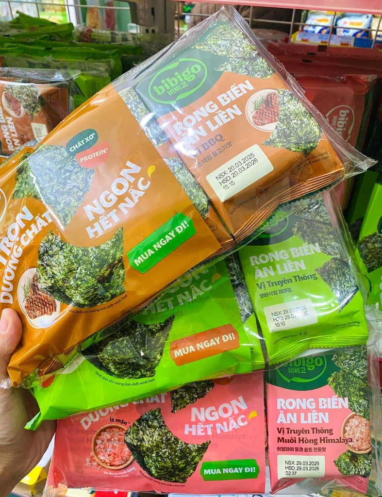 Rong Biển Ăn Liền Bibigo 4 Vị - 12g