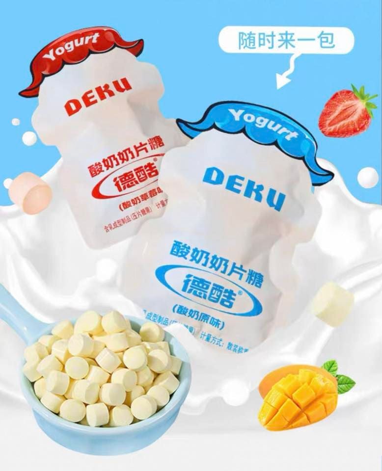Kẹo Sữa Chua Deku Sữa Và Xoài - 25g (Combo 10 Gói)