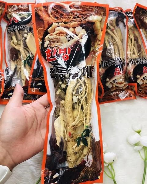 Gói Gia Vị Hồng Sâm Hàn Quốc 100GR - Gói Màu Đỏ