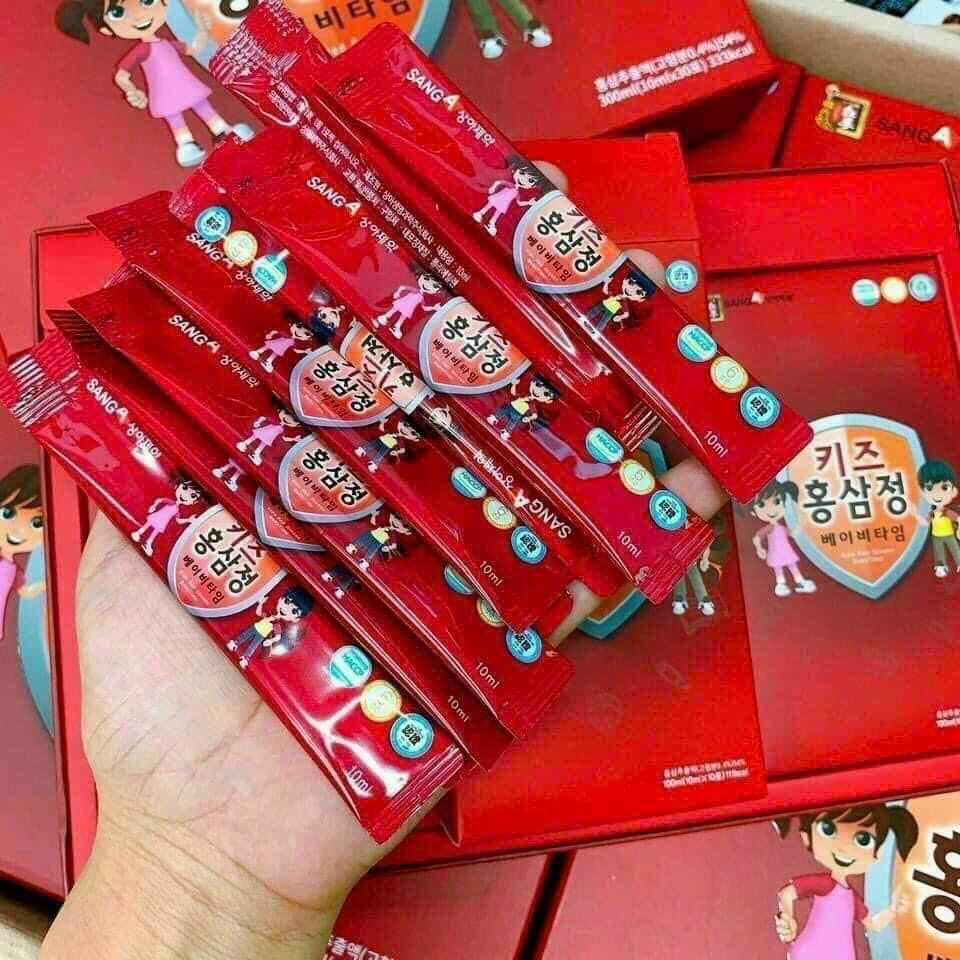Hồng Sâm Cho Bé Sang A – Hộp 30 Gói 10ml