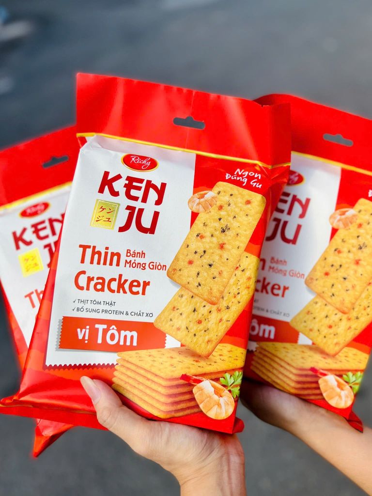 Bánh Quy Kenju Vị Tôm Richy - 192g