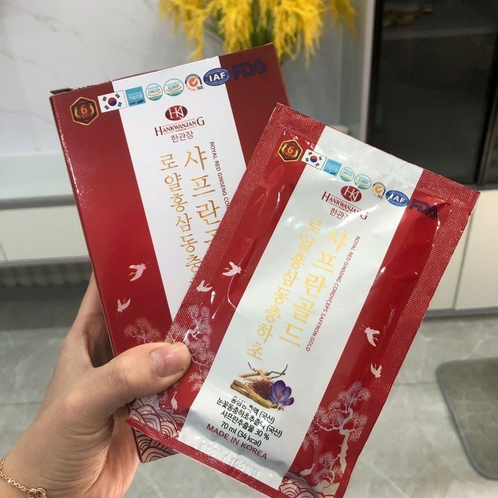 Hồng Sâm Saffron Đông Trùng Gold