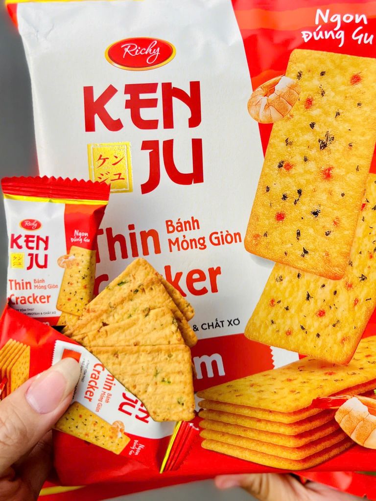 Bánh Quy Kenju Vị Tôm Richy - 192g