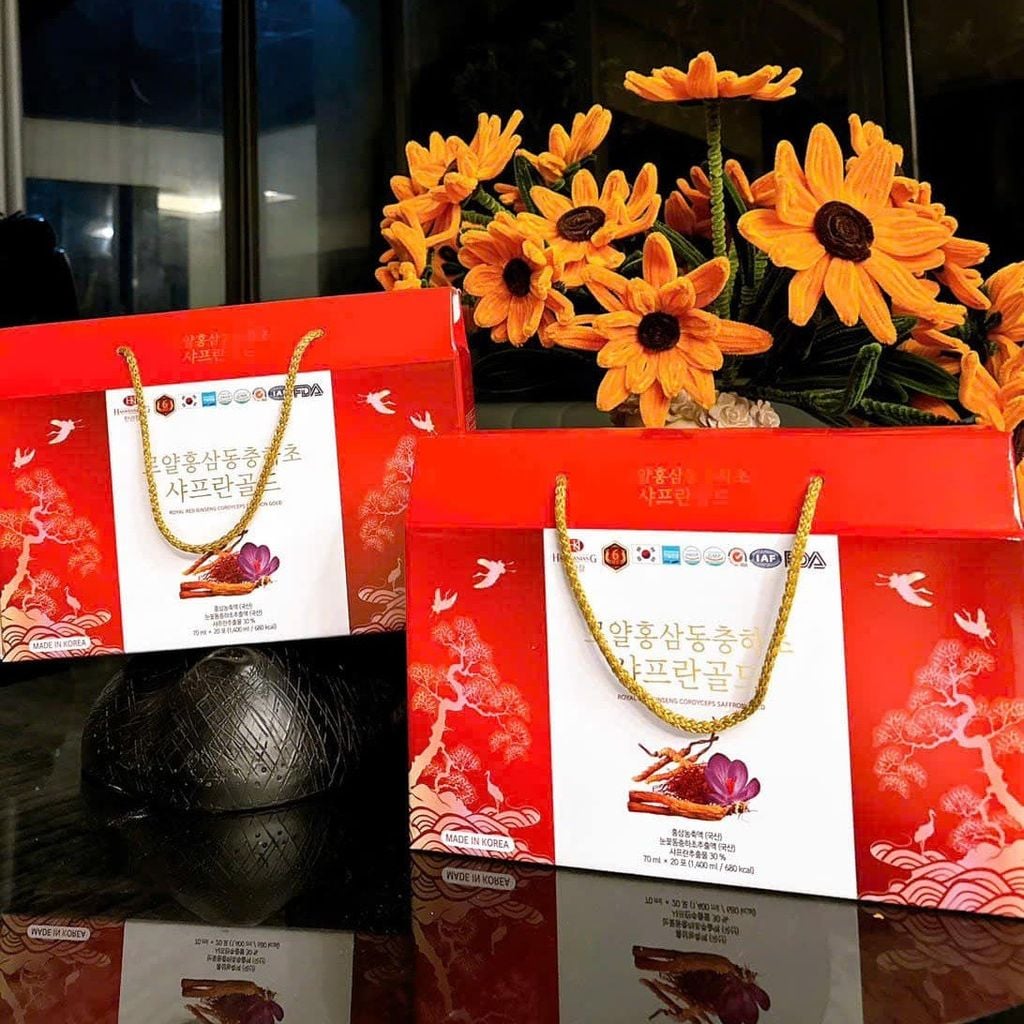 Hồng Sâm Saffron Đông Trùng Gold