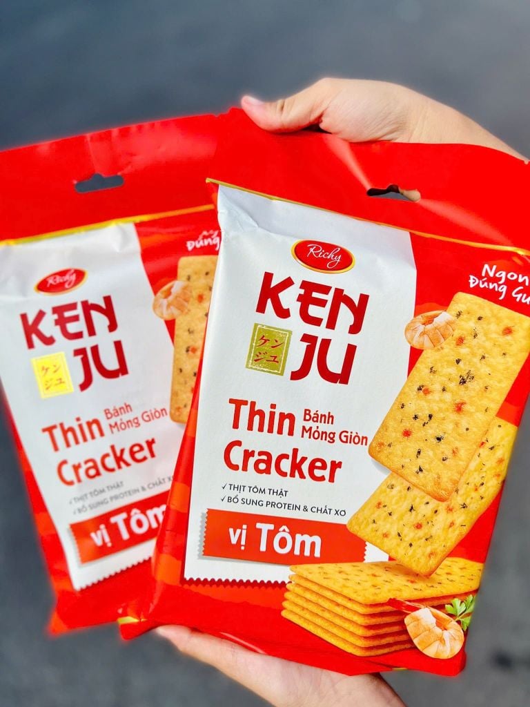 Bánh Quy Kenju Vị Tôm Richy - Gói 192G