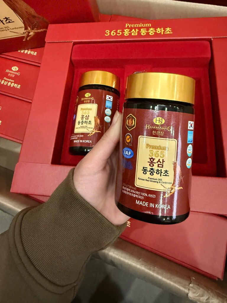 Cao Hồng Sâm 365 Premium Đông Trùng – Hộp 250g x 2