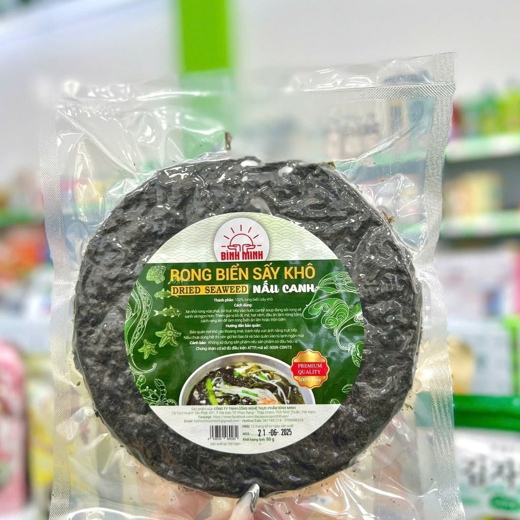 Rong Biển Sấy Khô Nấu Canh Bình Minh - 50g