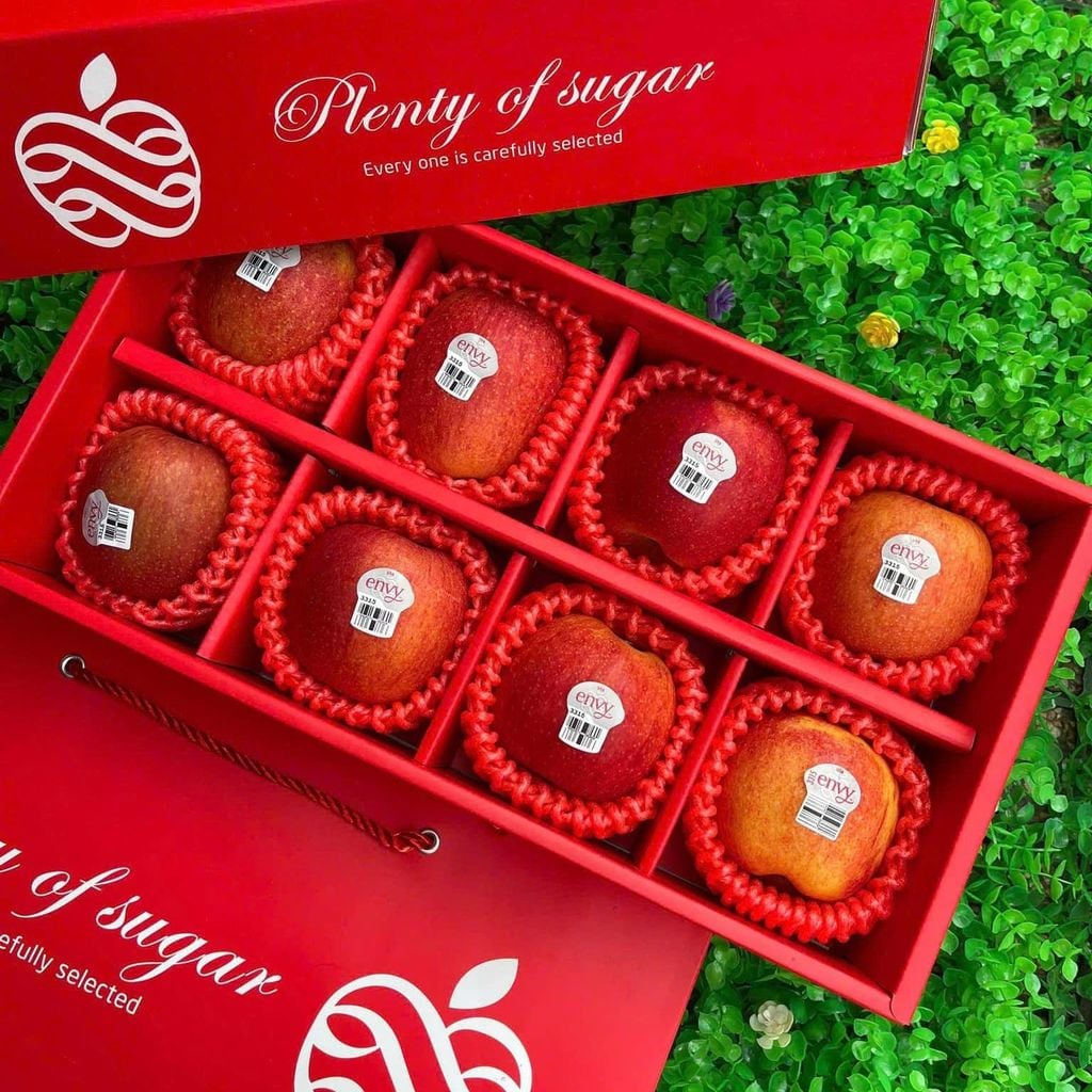 Hộp Quà Tặng Táo Envy New Zealand Cao Cấp Kèm túi Đựng