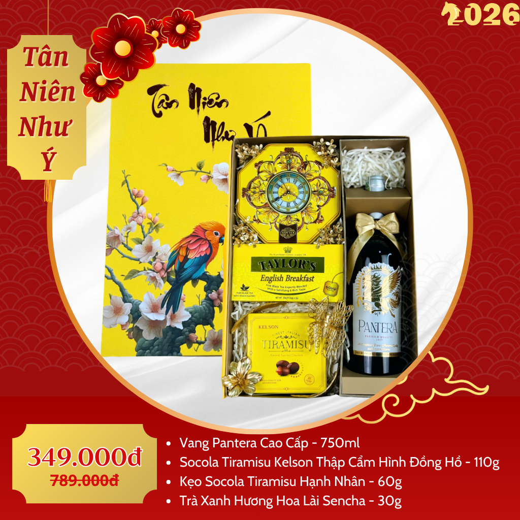 Hộp Quà Tết Cao Cấp 2026 - Tân Niên Như Ý