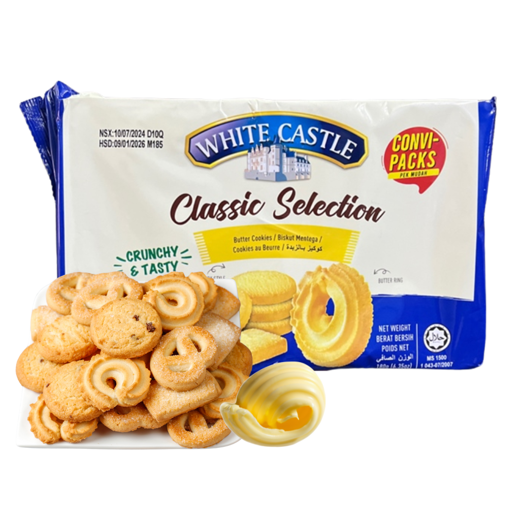 Bánh Quy White Castle - Gói 180g