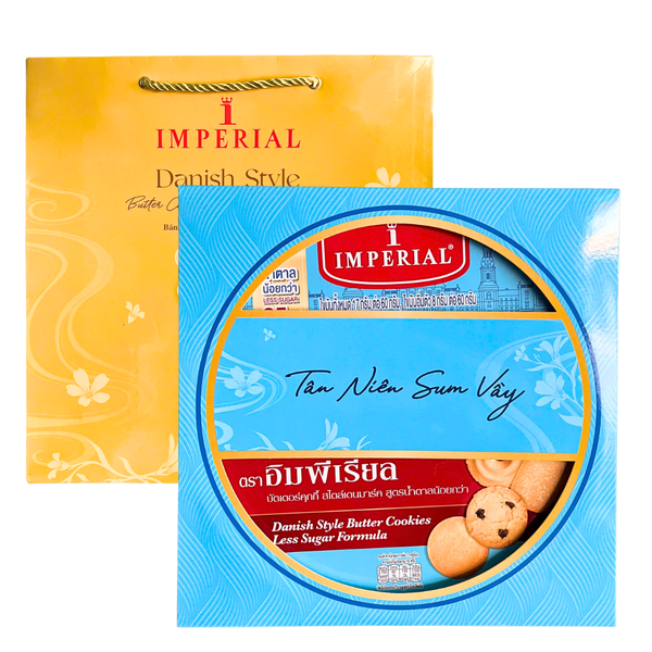 Bánh Quy Bơ Imperial Ít Đường Thái Lan - Hộp 500gr