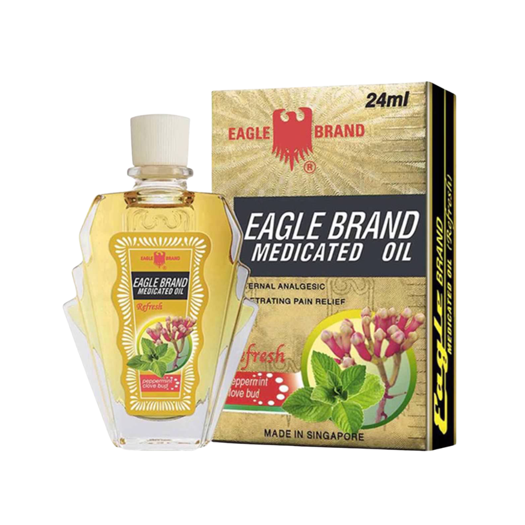 Dầu Gió Eagle Brand Mỹ – Chai 24ml (Vàng – Xanh – Trắng)
