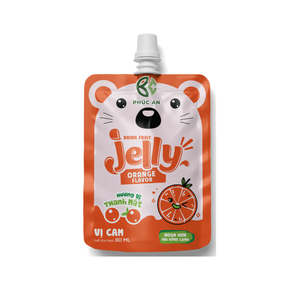 Thạch Uống Trái Cây Jelly Phúc An - 80ML