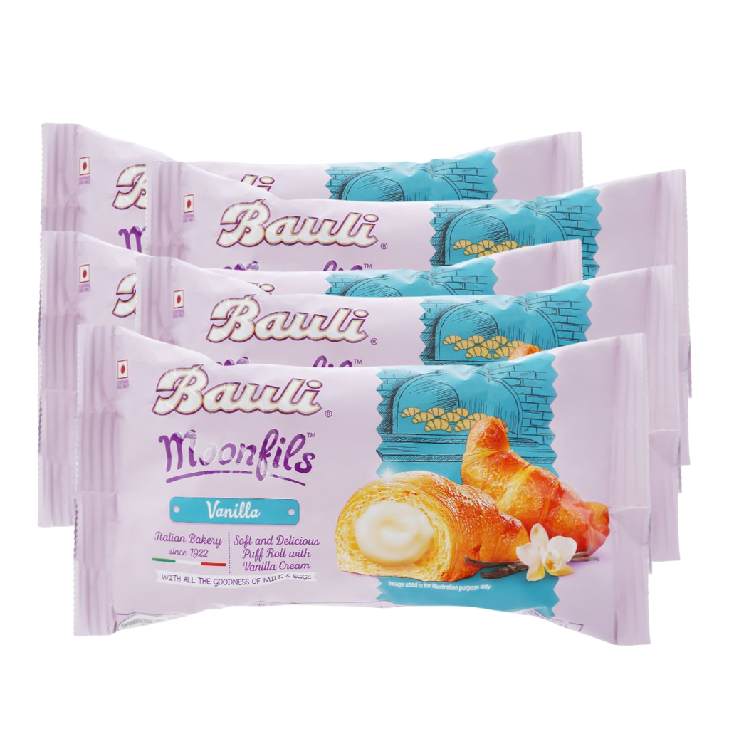 Bánh Sừng Trâu Bauli Moonfils - 5 Cái x 45g