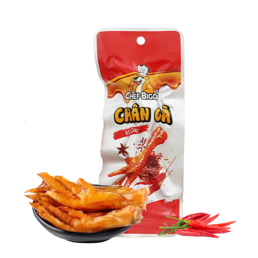 Chân gà Chefbiggy - 30g (vị mật ong và vị cay)