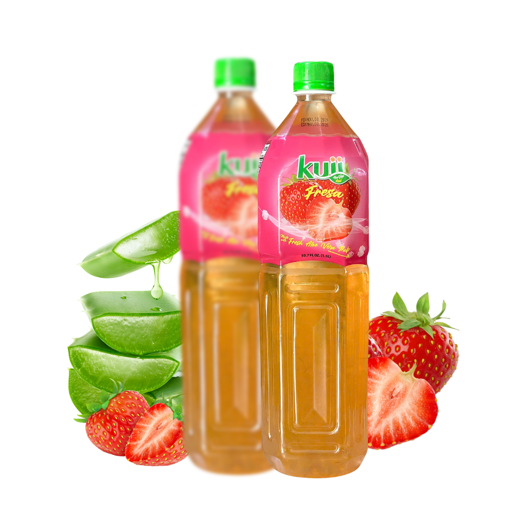 Nước Ép Nha Đam - 1.5L (Vị Dưa & Vị Dâu)