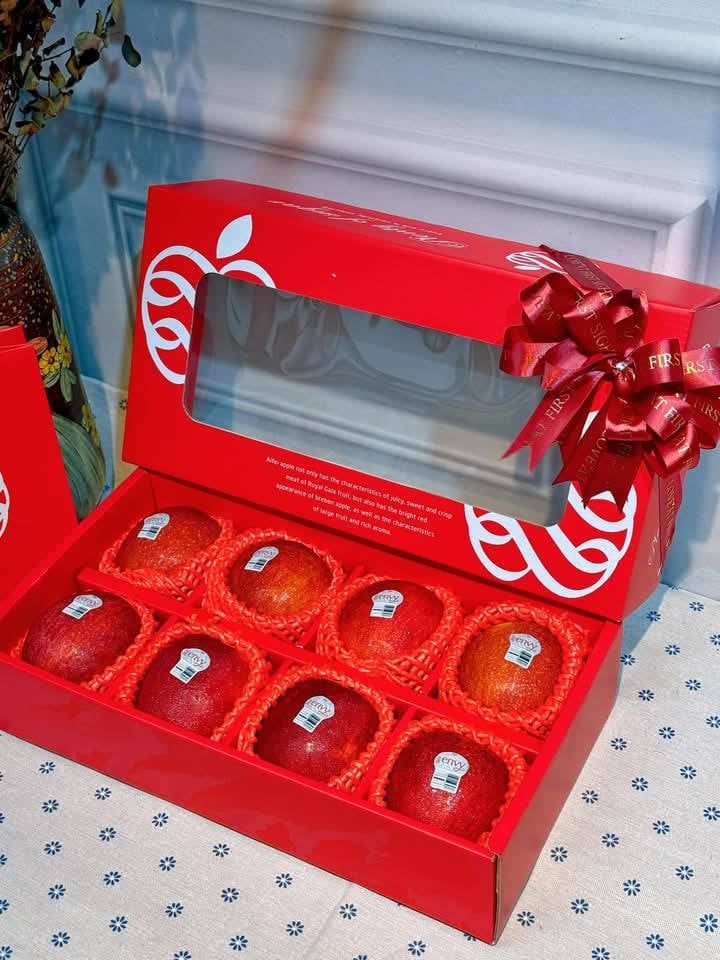 Hộp Quà Tặng Táo Envy New Zealand Cao Cấp Kèm túi Đựng