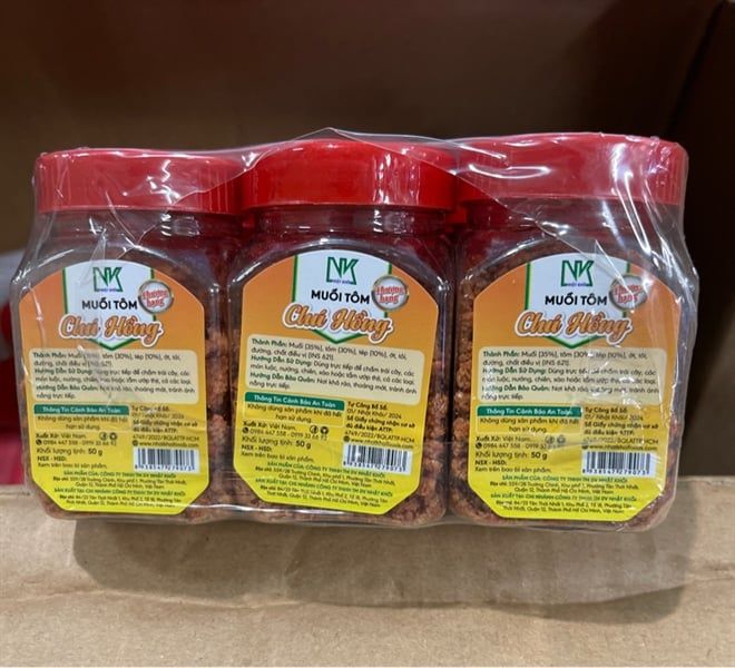 Muối Tôm Chú Hồng – 50G (Hũ)