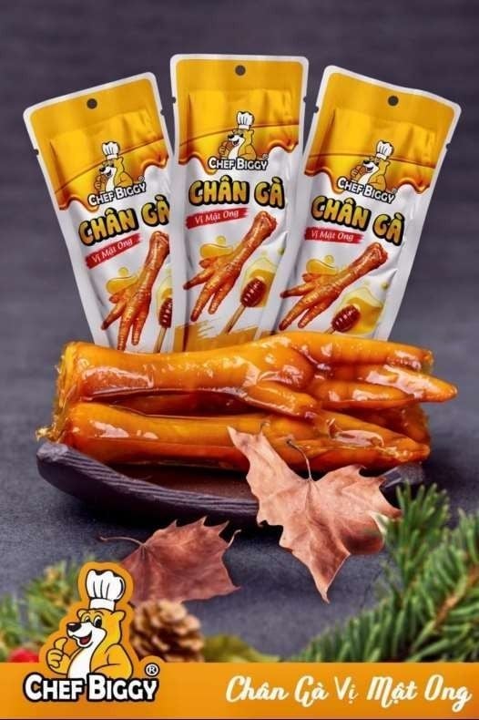 Chân gà Chefbiggy - 30g (vị mật ong và vị cay)