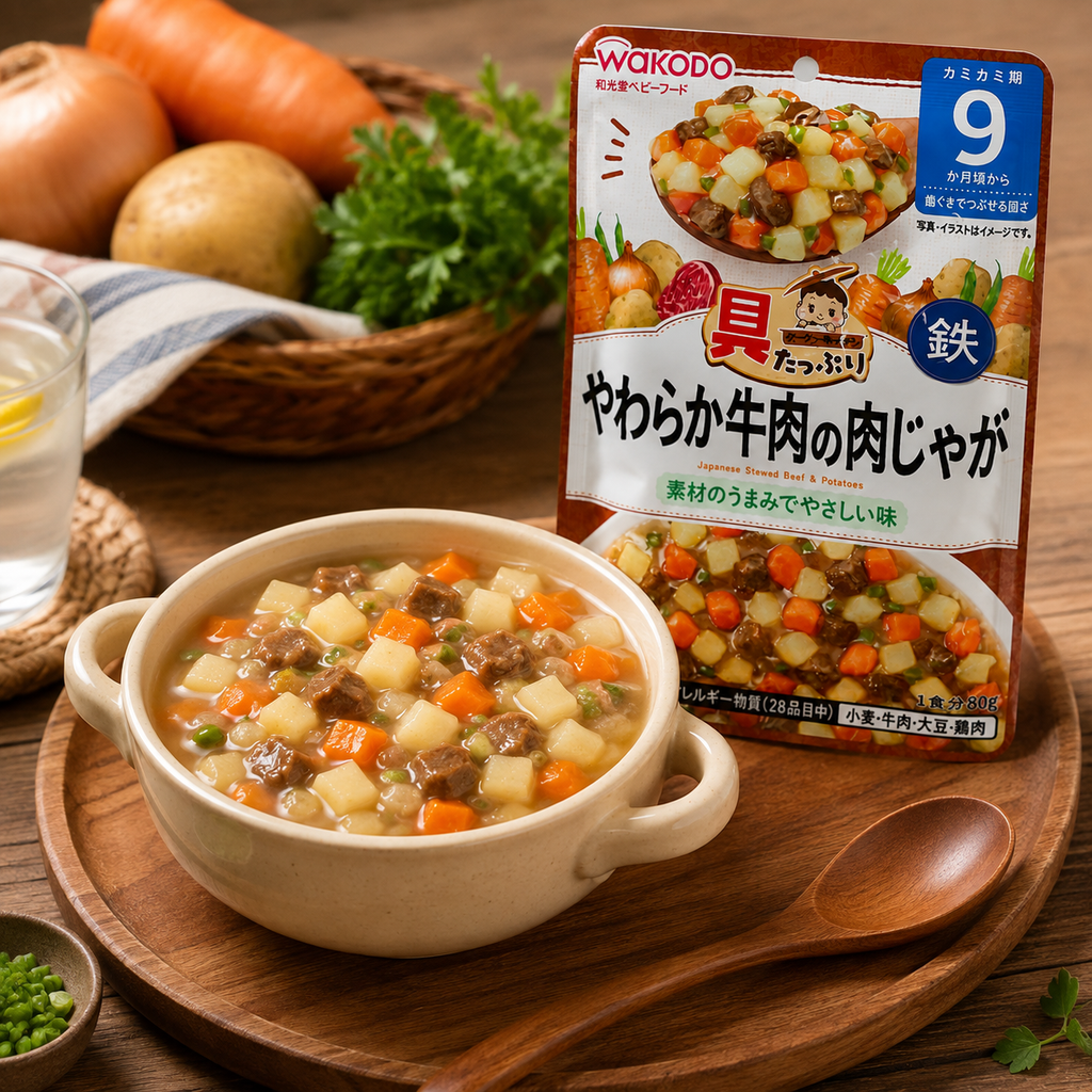 Thịt Bò Hầm Khoai Tây Kiểu Nhật Wakodo - 80g
