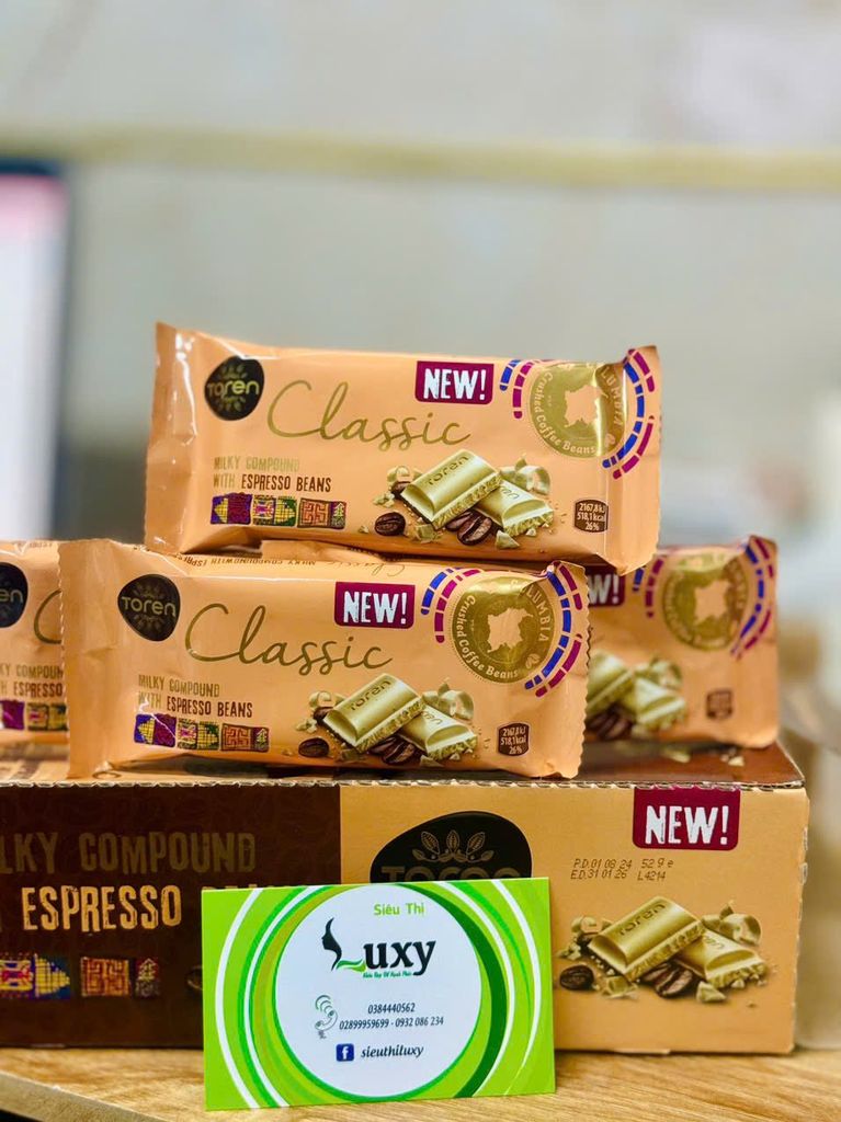 Thanh Socola Toren Classic Hạt Cà Phê - 52g