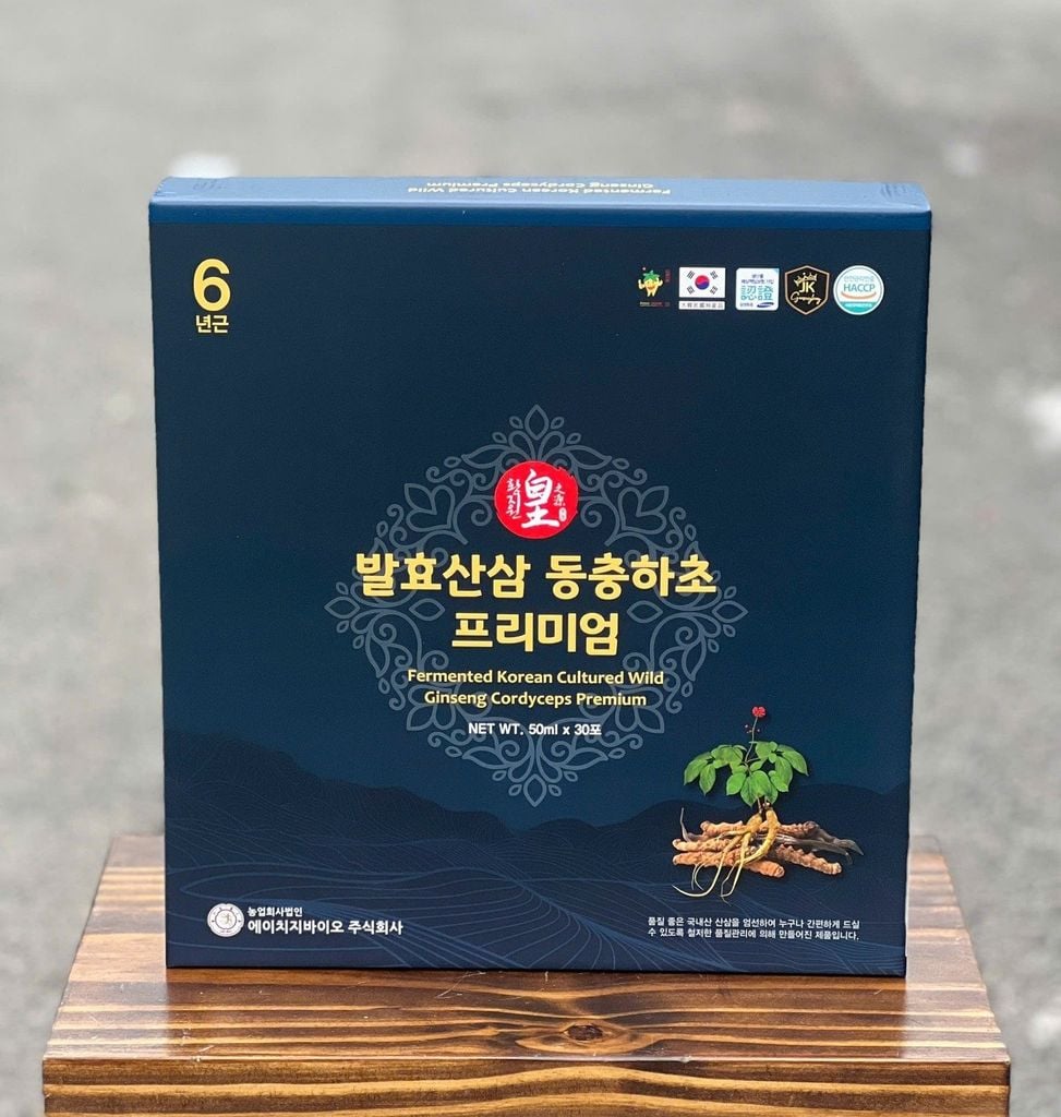 Sâm Núi Lên Men Đông Trùng Hạ Thảo Hàn Quốc - 50ml x 30 Gói