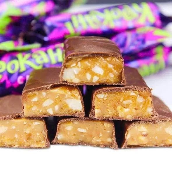 Kẹo Socola Thanh Kpokaht Đậu Phộng Hạnh Nhân - 28g